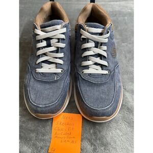 Skechers Men's Delson 2.0 Kemper 210024 Canvas Blue Shoes